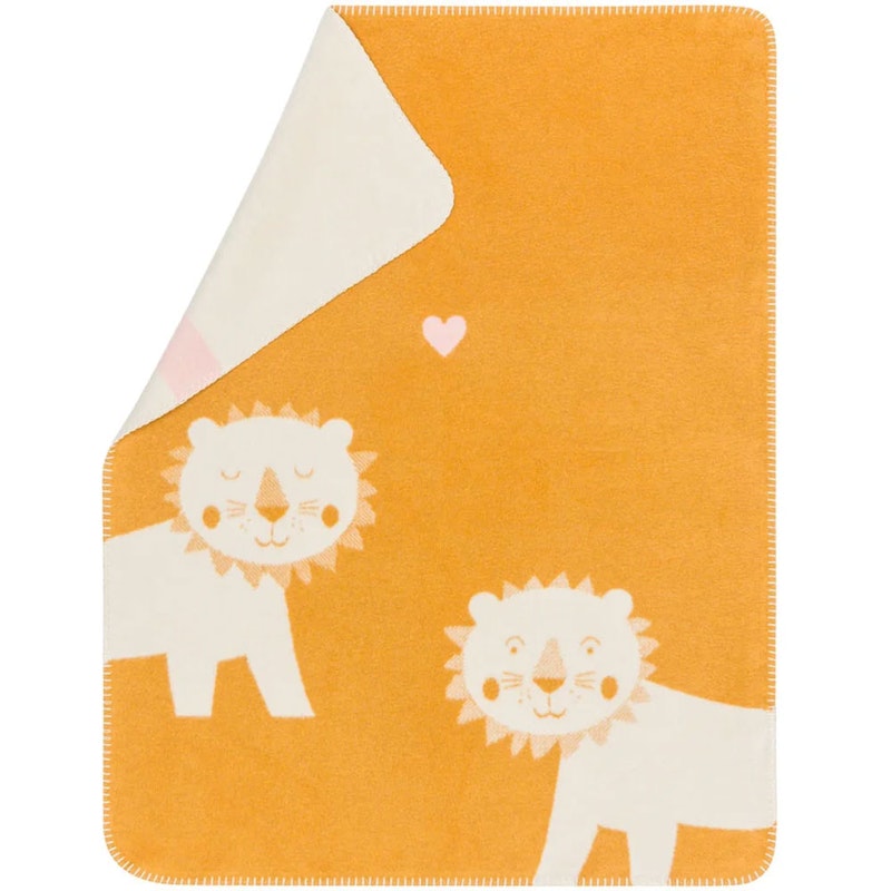 Mila Babydeken 75x100 cm Lion, Geel / Beige