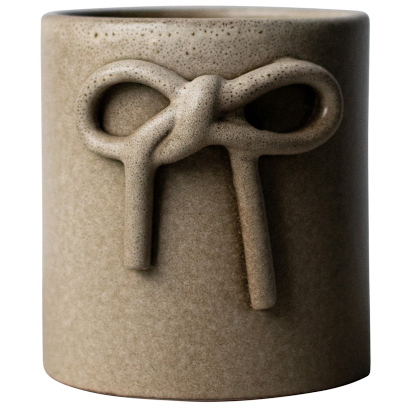 Bow Pot Ø10 cm, Beige