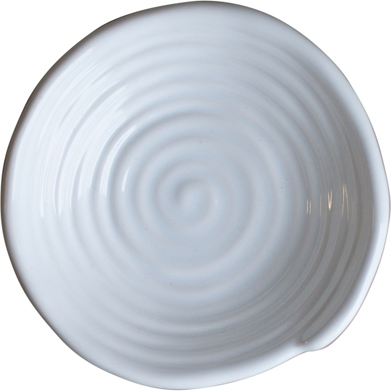 Curl Bord Klein Ø12 cm, Shiny White