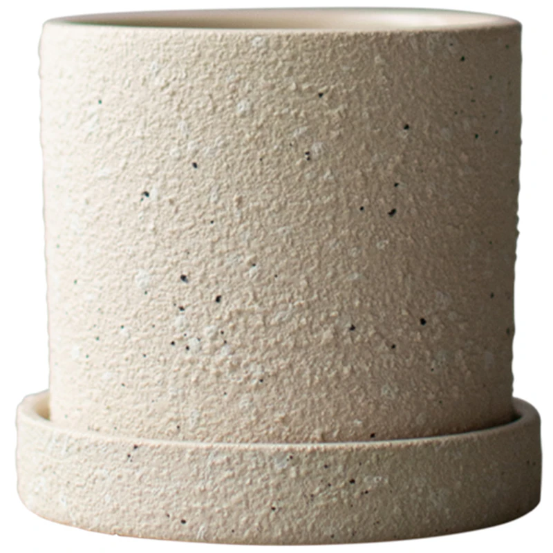 Grow structure Pot Met Schotel 10 cm, Creme