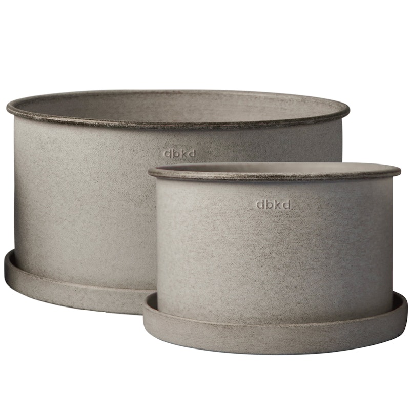 Plant Pot / Kom Pak van 2, Beige