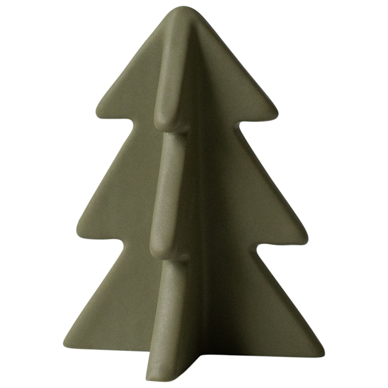 Winter Tree Decoratie 7 cm, Groen