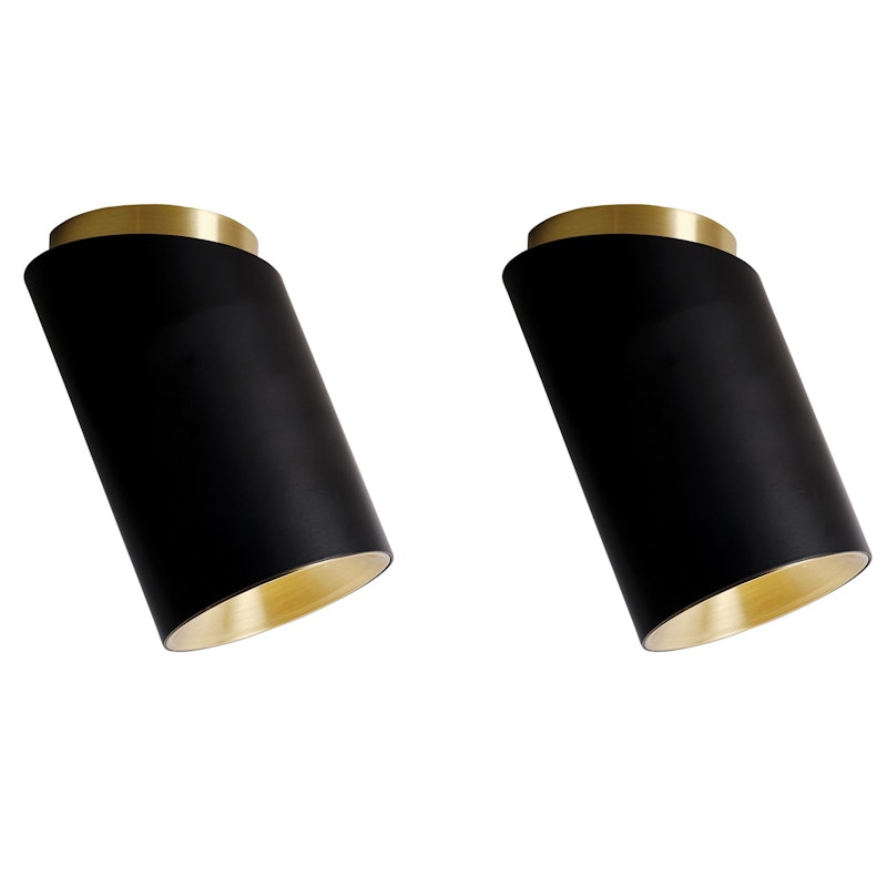 Tobo C85 Spotlamp Diagonaal Pak van 2, Zwart