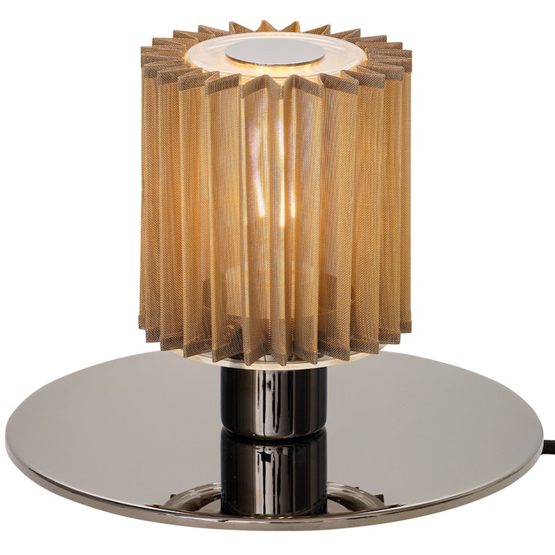 In the Sun 220 Table Lamp, Silver / Gold Mesh