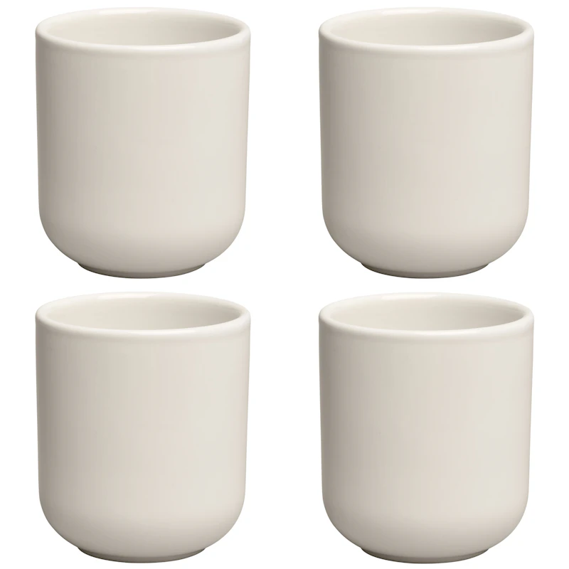 BON Espressokopje Pak van 4, Ivory