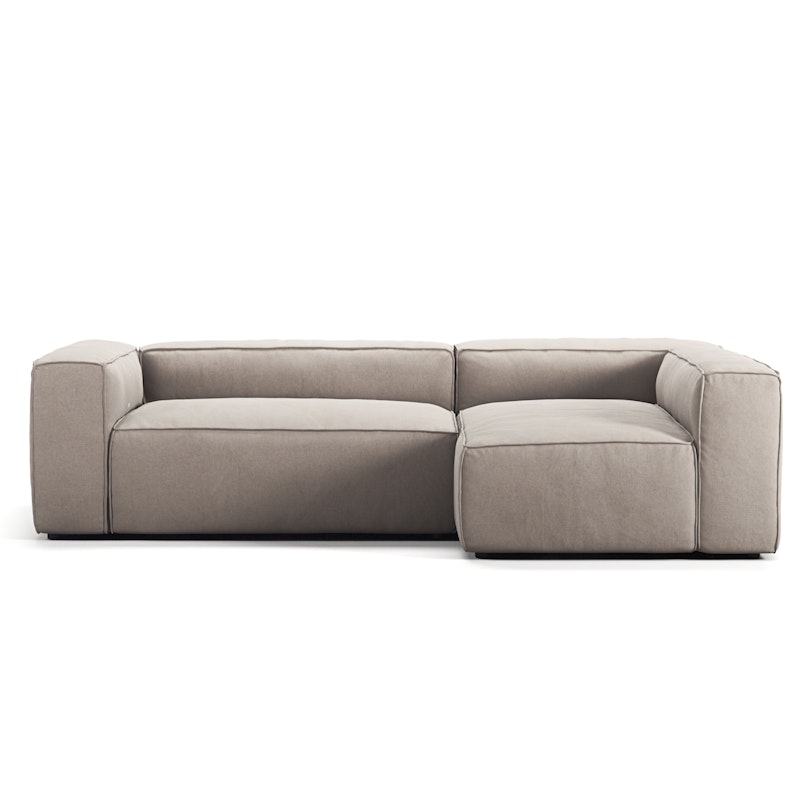 Grand 3-Zitsbank Divan Rechts, Sandshell Beige