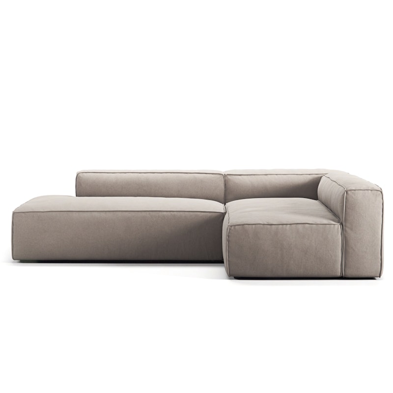 Grand Loungesofa 3-zits open uiteinde Links, Sandshell Beige