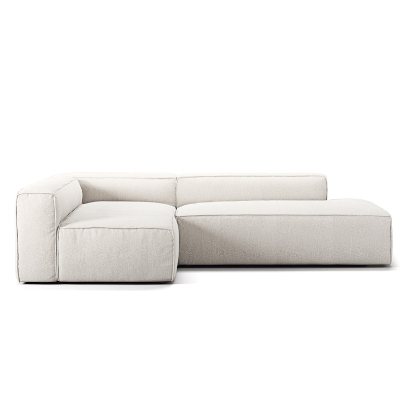 Grand Loungesofa 3-zits open uiteinde Rechts, Steam White