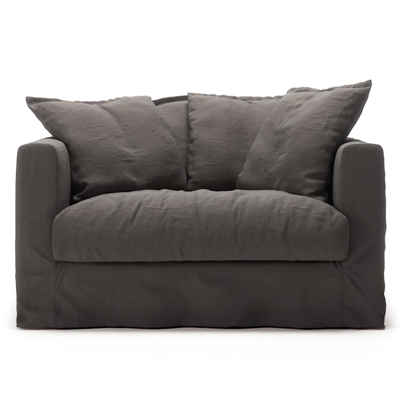 Le Grand Air Love Seat Linnen, Smokey Granite