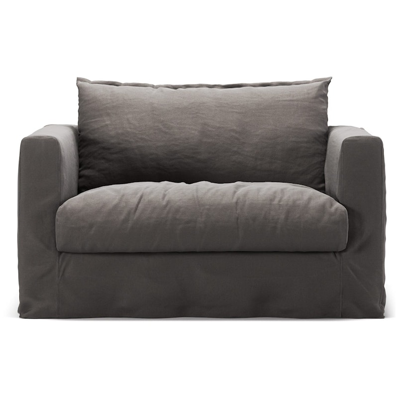 Le Grand Air Nou Love Seat Linnen, Smokey Granite