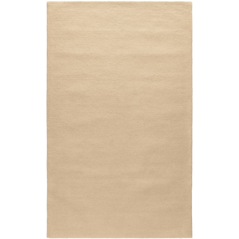 Nordic Plain Wollen Vloerkleed 180x270 cm, Beige