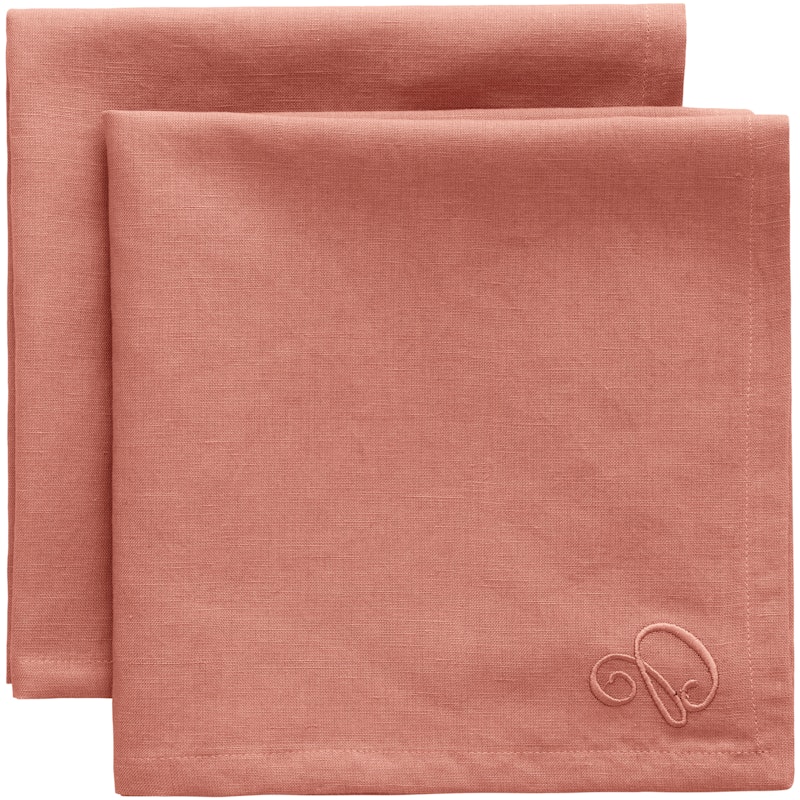 Sienna Servet 45x45 cm Pak van 2, Roze