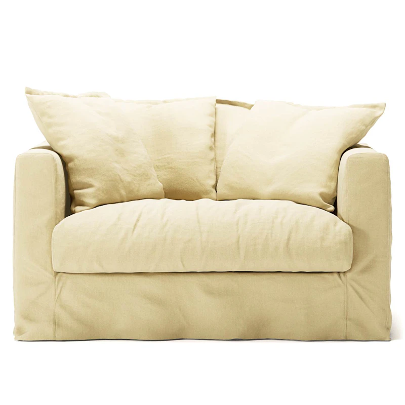 Stoffering Voor Een Le Grand Air Love Seat Linnen, Morning Glow