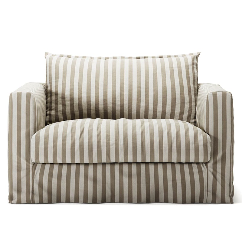 Stoffering Voor Een Le Grand Air Nou Love Seat Linnen, Gentle Ribbon