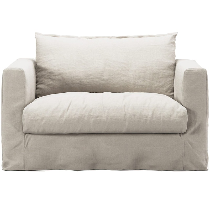 Stoffering Voor Le Grand Air Nou Love Seat Linnen, Creamy White