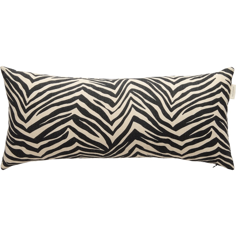 Zebra Kussen 30x70 cm, Zwart / Wit