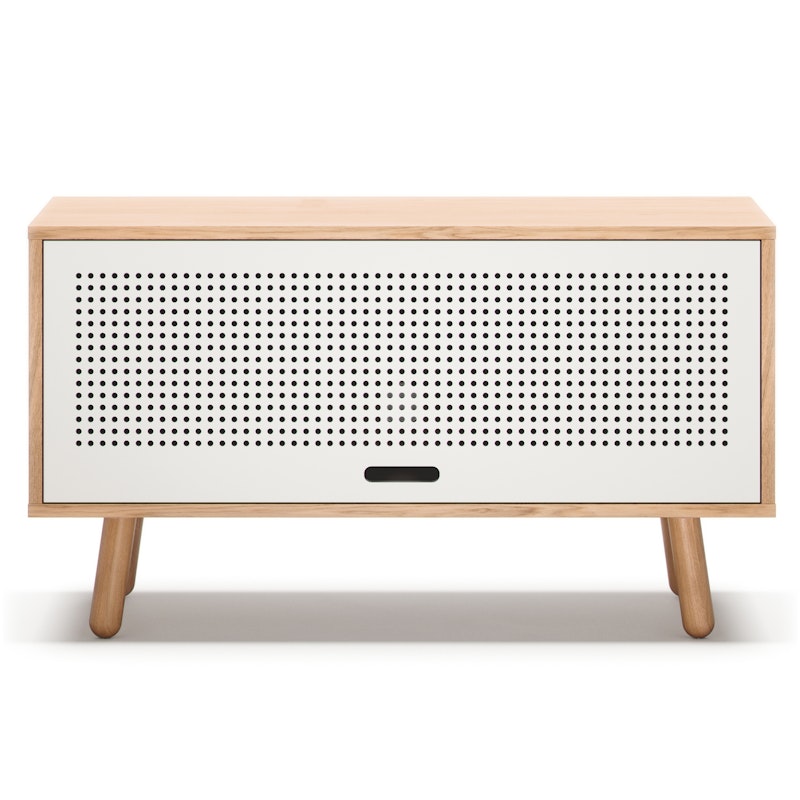 Ray Mediakast 100 cm, Eiken / Wit