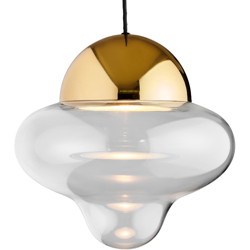 Nutty XL Hanglamp, Doorzichtig / Goud