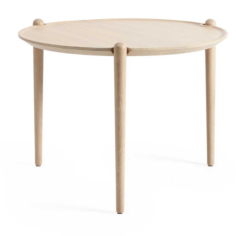 Aria Salontafel Ø60 Hoog, Licht Eiken