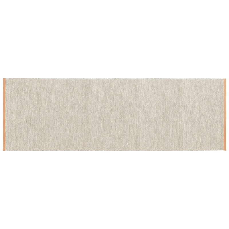 Björk Wollen Vloerkleed 80x250 cm, Beige