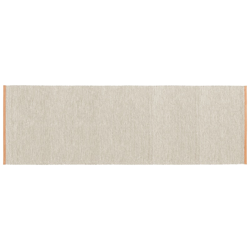 Björk Wollen Vloerkleed 80x250 cm, Beige