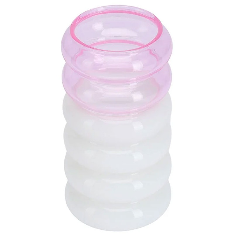 Bubble Vaas & Kaarshouder 2-in-1, Roze