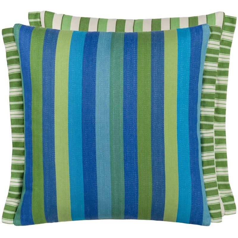 Cork Street Stripe Kussen 43x43 cm, Cobalt