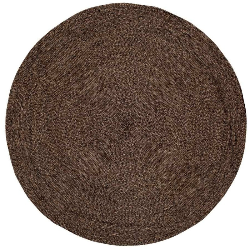 Ella Rug 125 cm, Black/Natural