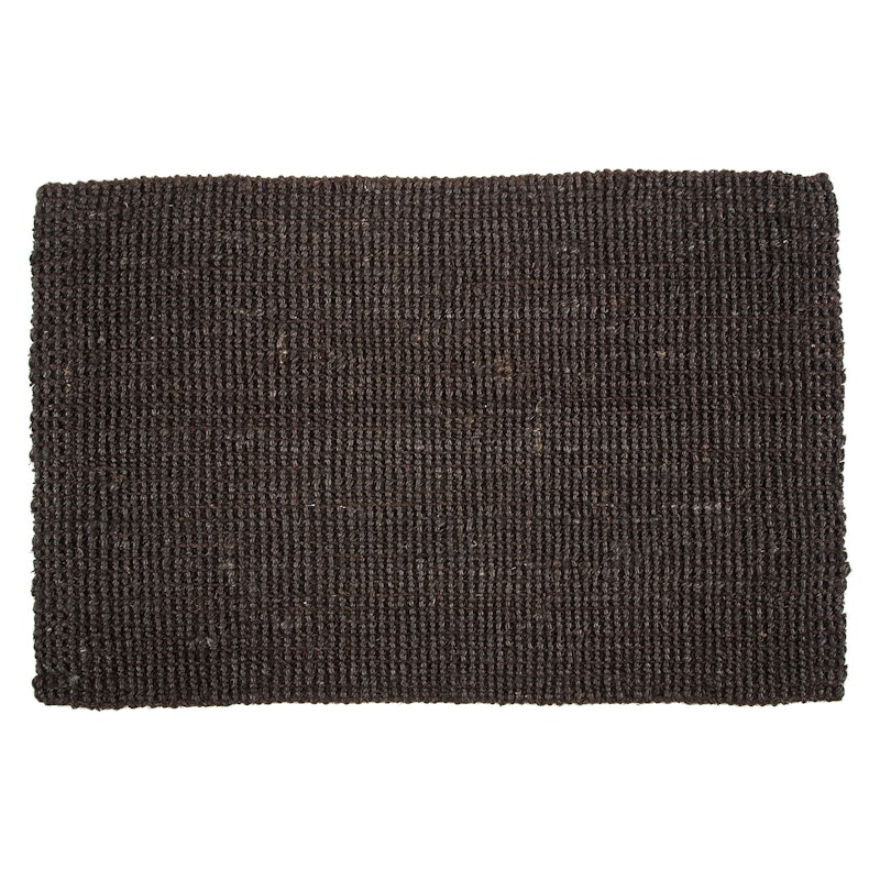 Jute Deurmat 60x90 cm, Zwart