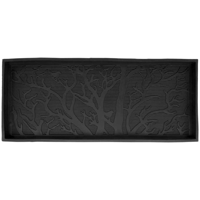 Tree Rubber Boot Tray, 36x85 cm