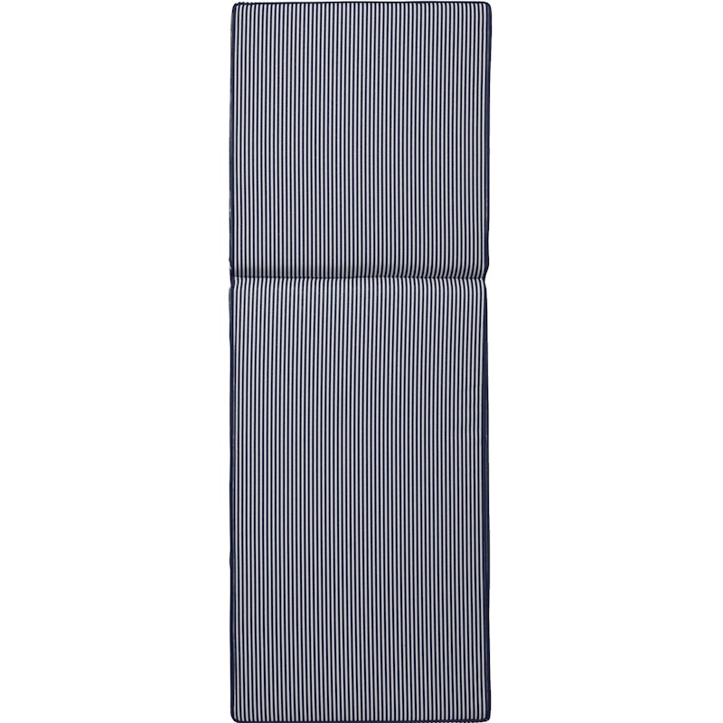 Narrow Stripe Zonnebankkussen 60x186 cm, Marineblauw