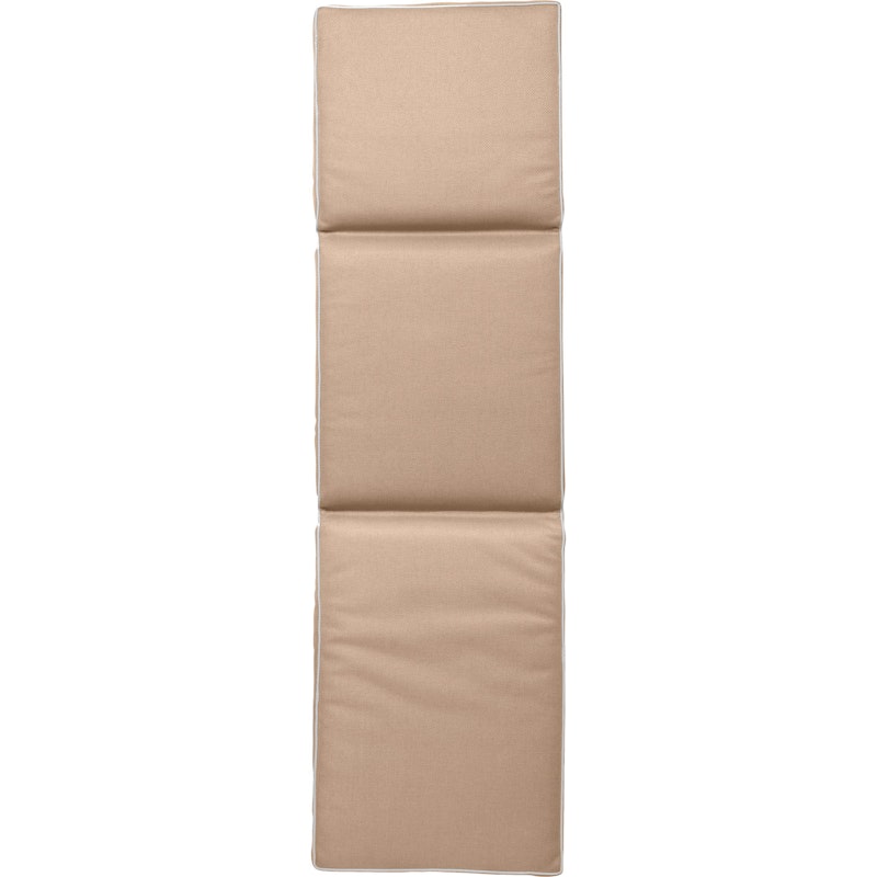 Plain Zonnebankkussen 50x186 cm, Beige
