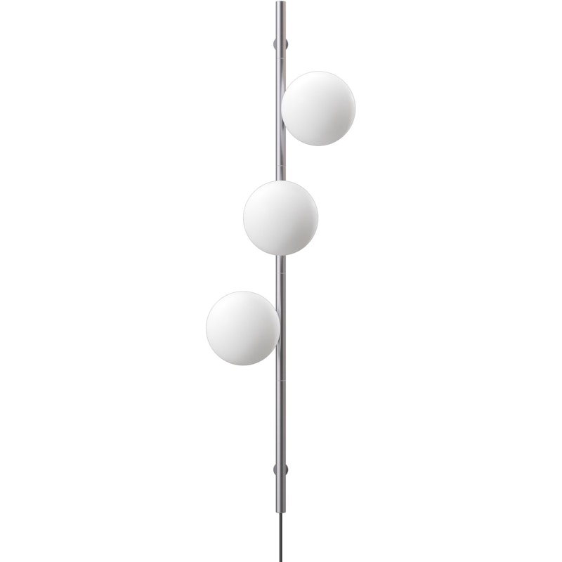 Stringball 3 Wandlamp, Nikkel