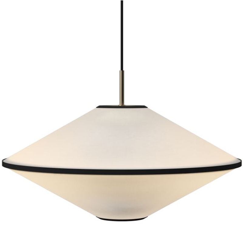 Tafta Hanglamp Ø52 cm Zwart/Gebroken Wit