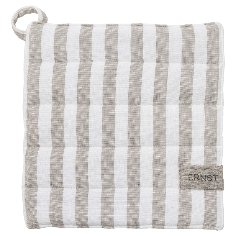 Pannenlap 23x25 cm, Wit/Beige