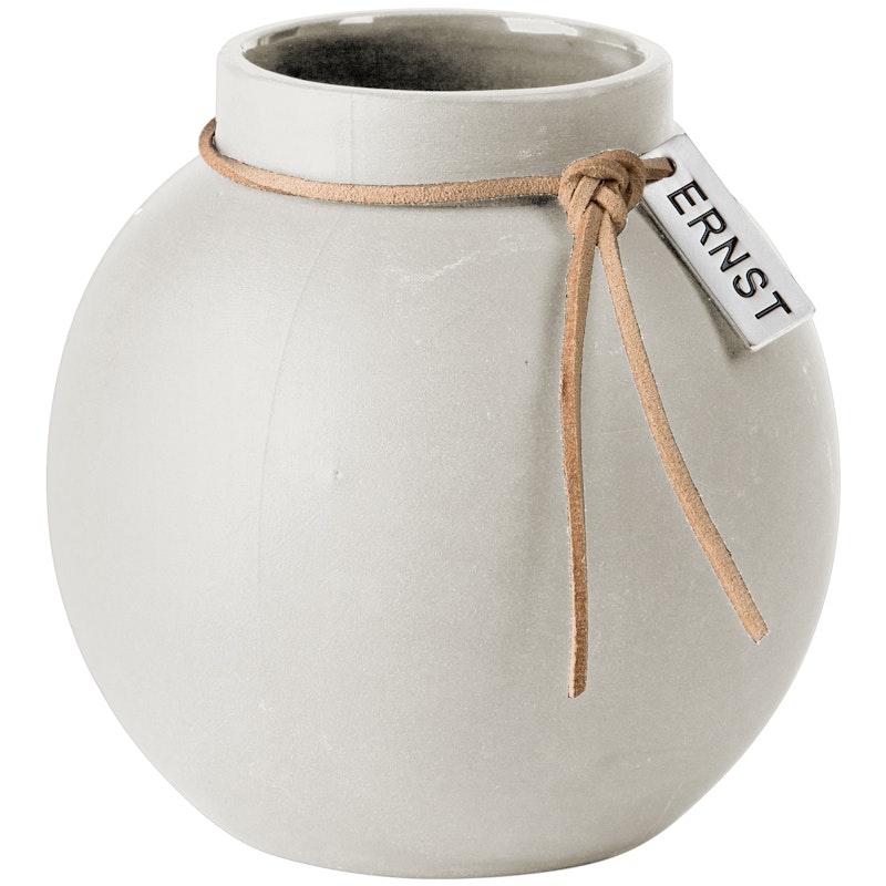 Stoneware Vase, White