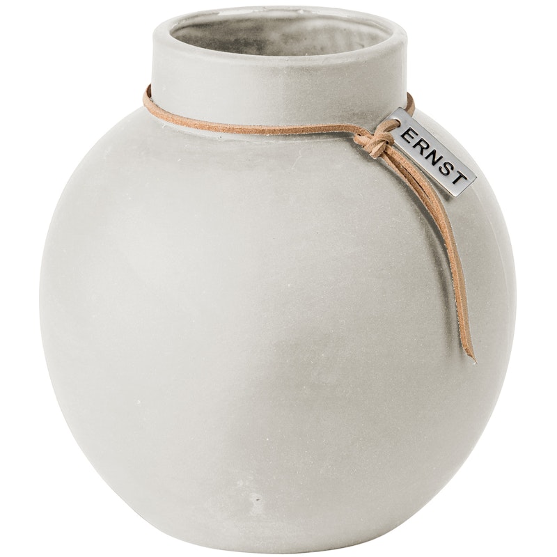 Stoneware Vase, White