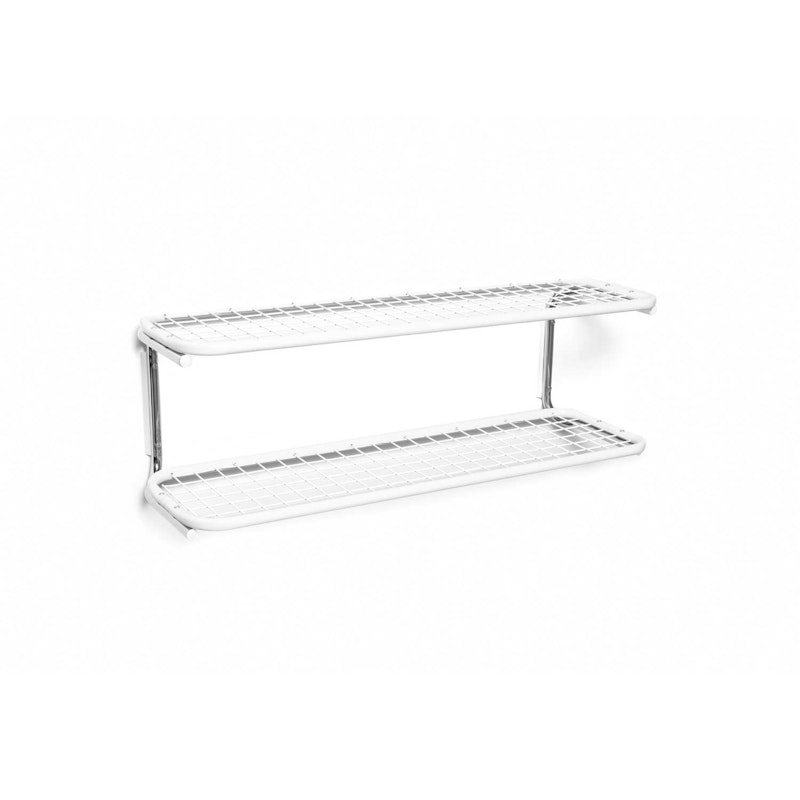 Classic 650S Shoe Shelf, White/Chrome