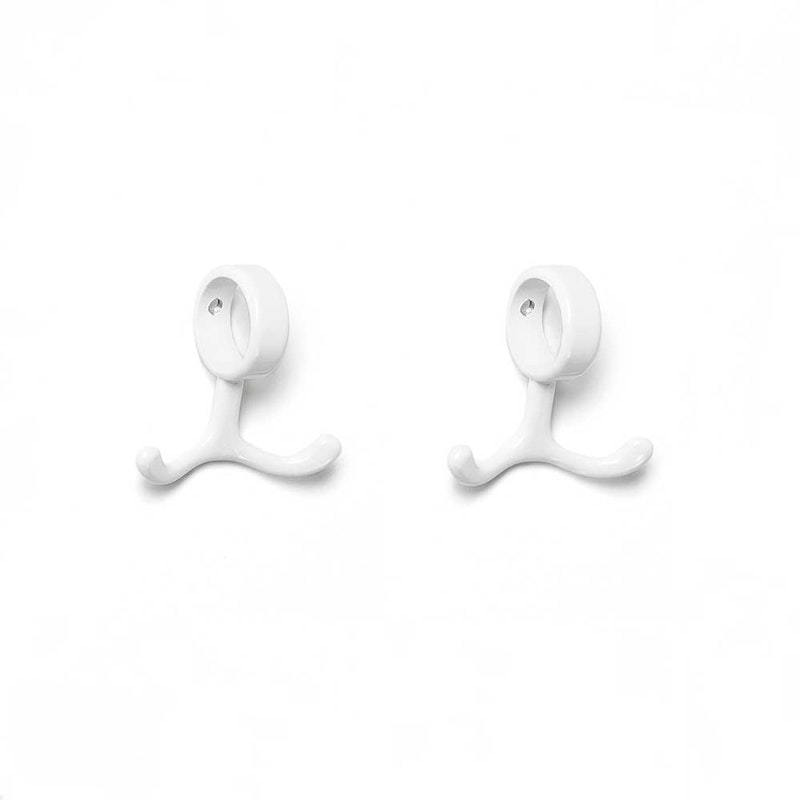 Nostalgi Hook 2 Pcs, White