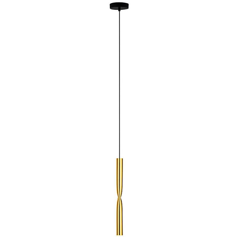 Flow T-3735S Hanglamp, Satijn Goud / Zwart