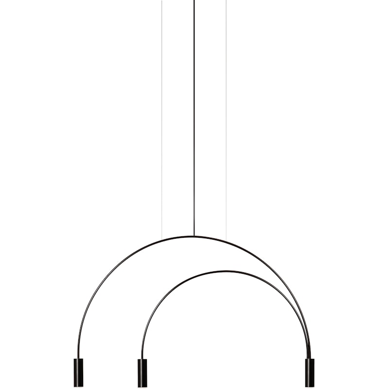 Volta T-3536-W Hanglamp, Zwart / Zwart / Zwart