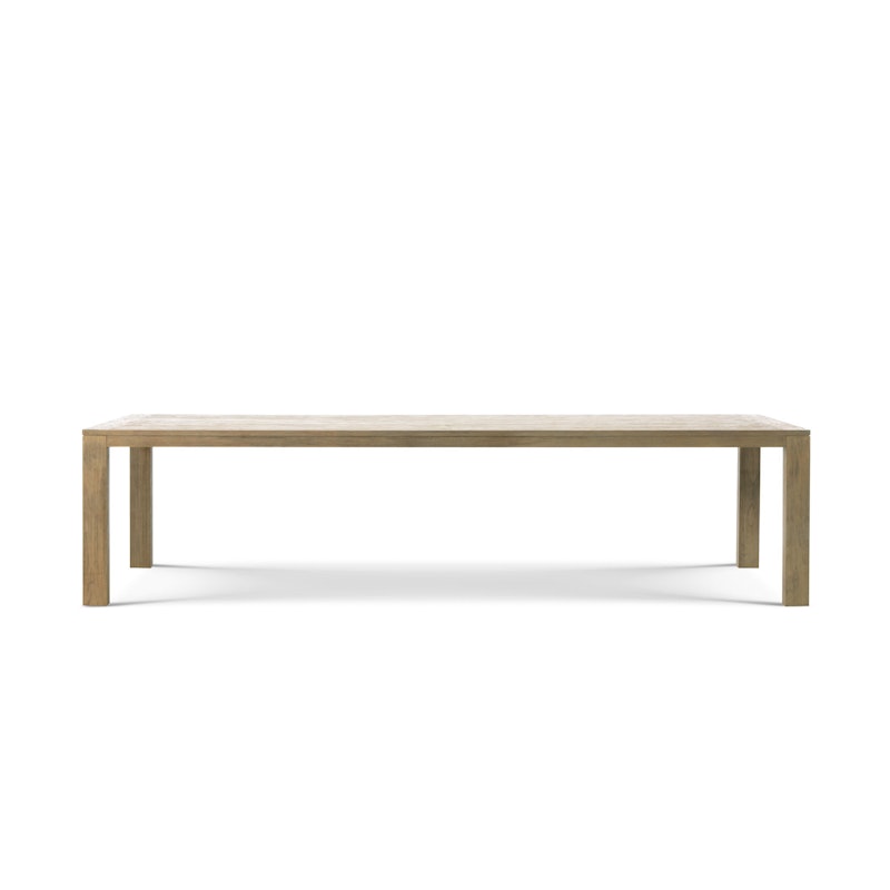 Costes Eettafel 300x110 cm, Pickled Teak