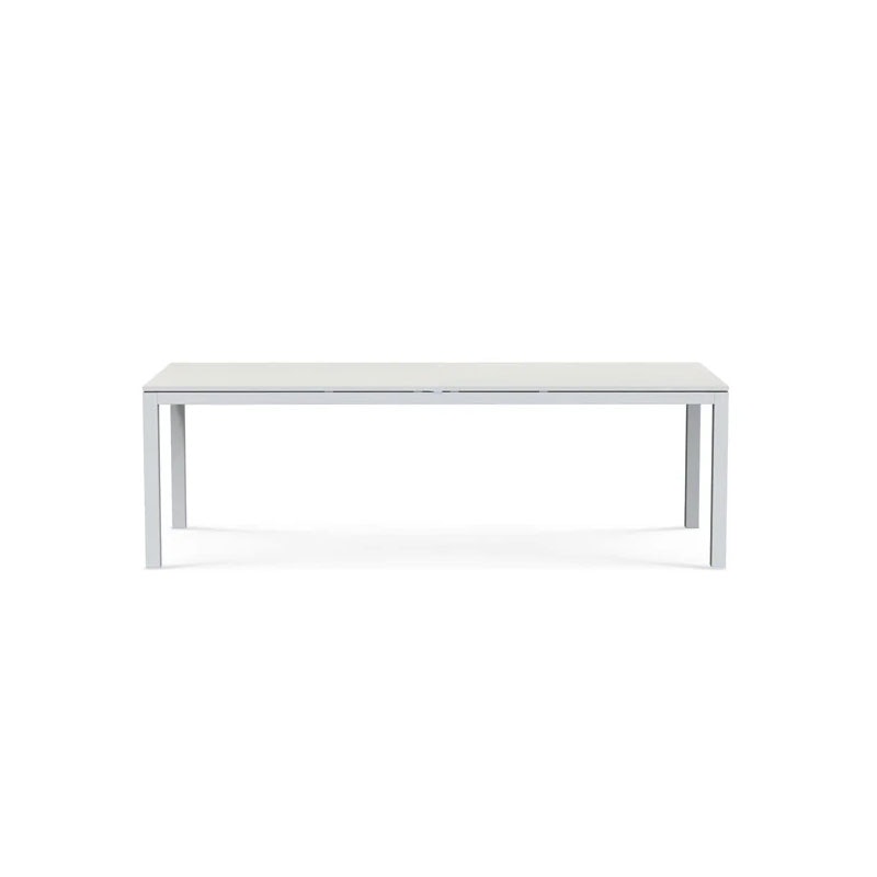 Flat XL Eettafel Verlengbaar 240-360x100 cm, Warm White