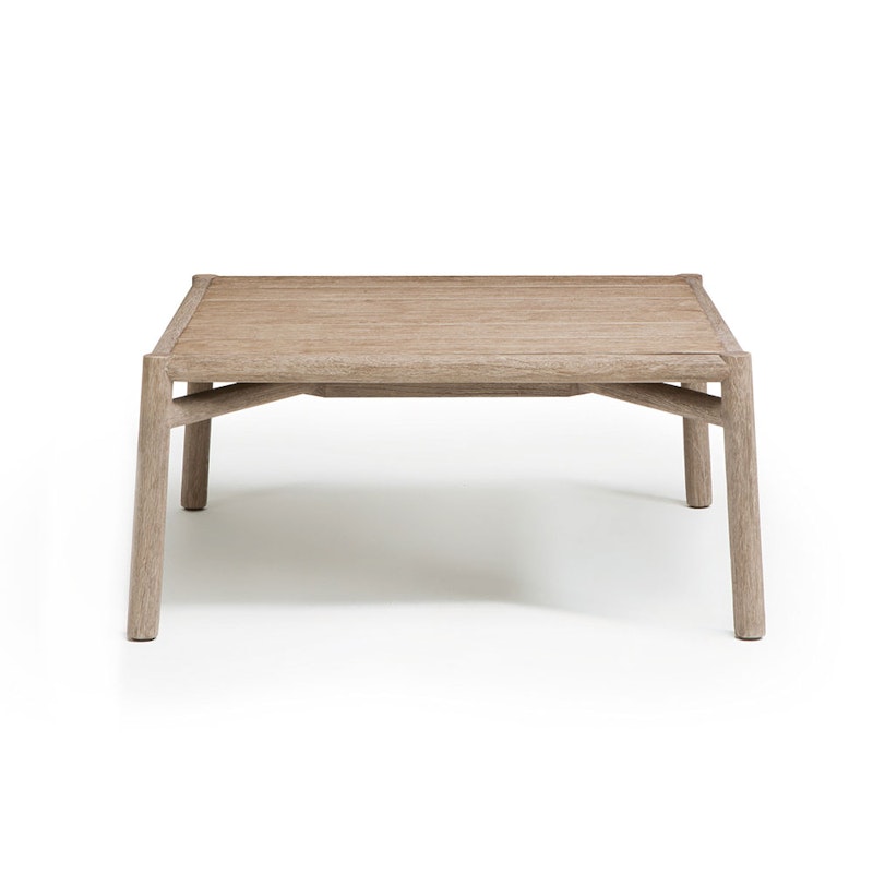 Kilt Square Salontafel 65x65 cm, Pickled Teak