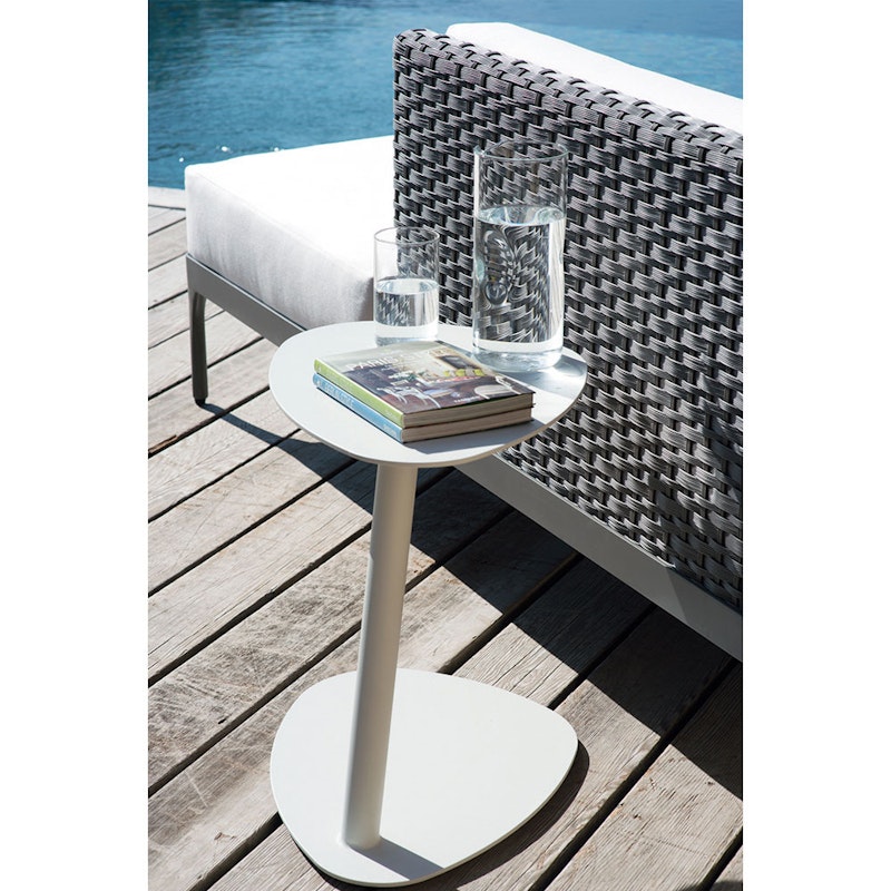 Smart Bijzettafel Aluminium, Warm White