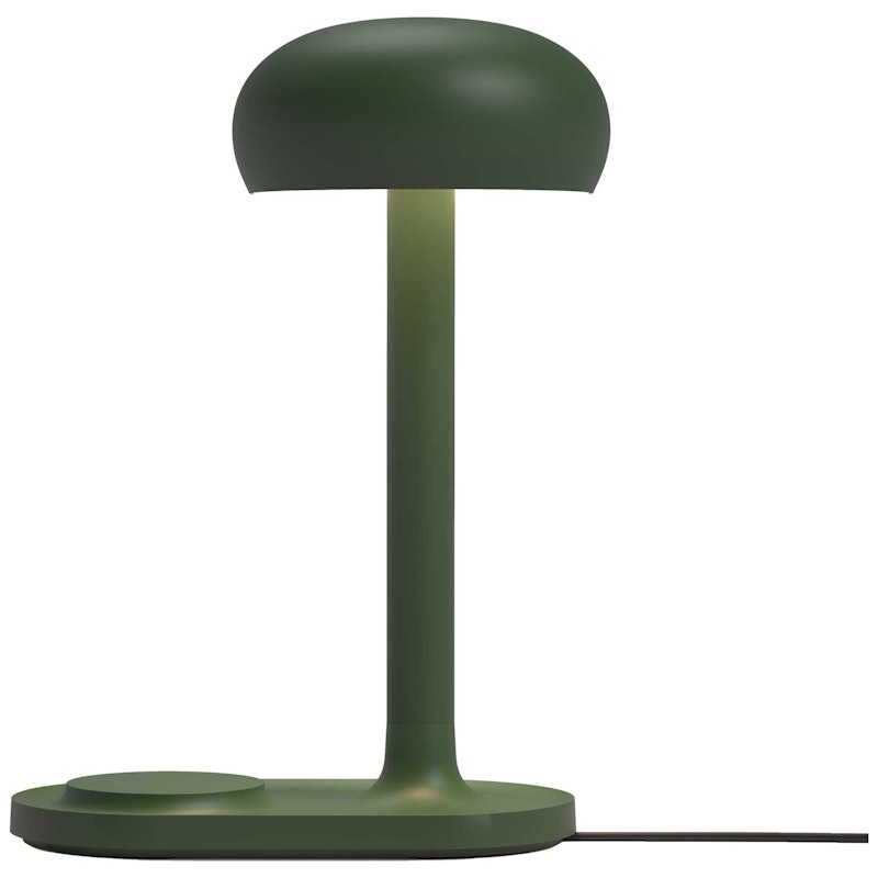 Emendo Tafellamp met Draadloze Oplader, Emerald Green