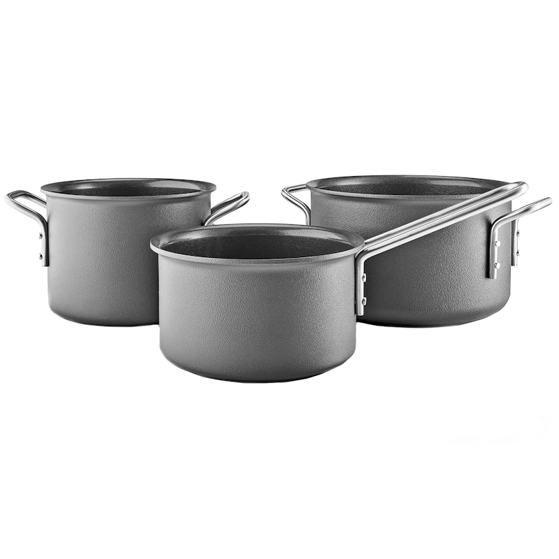 Grey Line Pottenset 1,8 l / 2,5 l / 3,8 l, Grijs