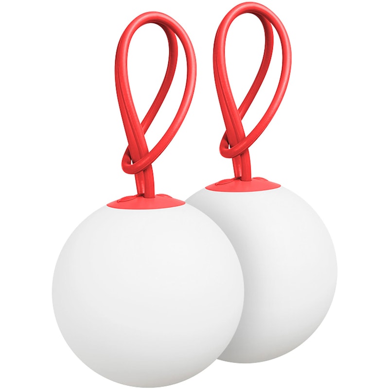 Bolleke Portable Lamp 2-pack, Red