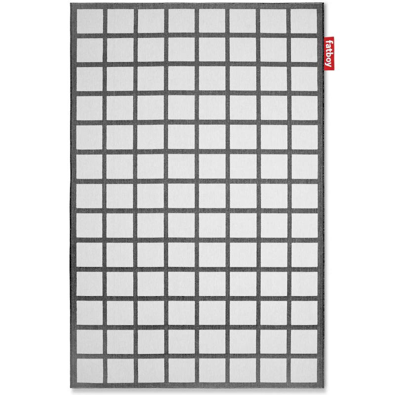 Carpretty Grand Checky Vloerkleed 200x290 cm, Zwart / Wit