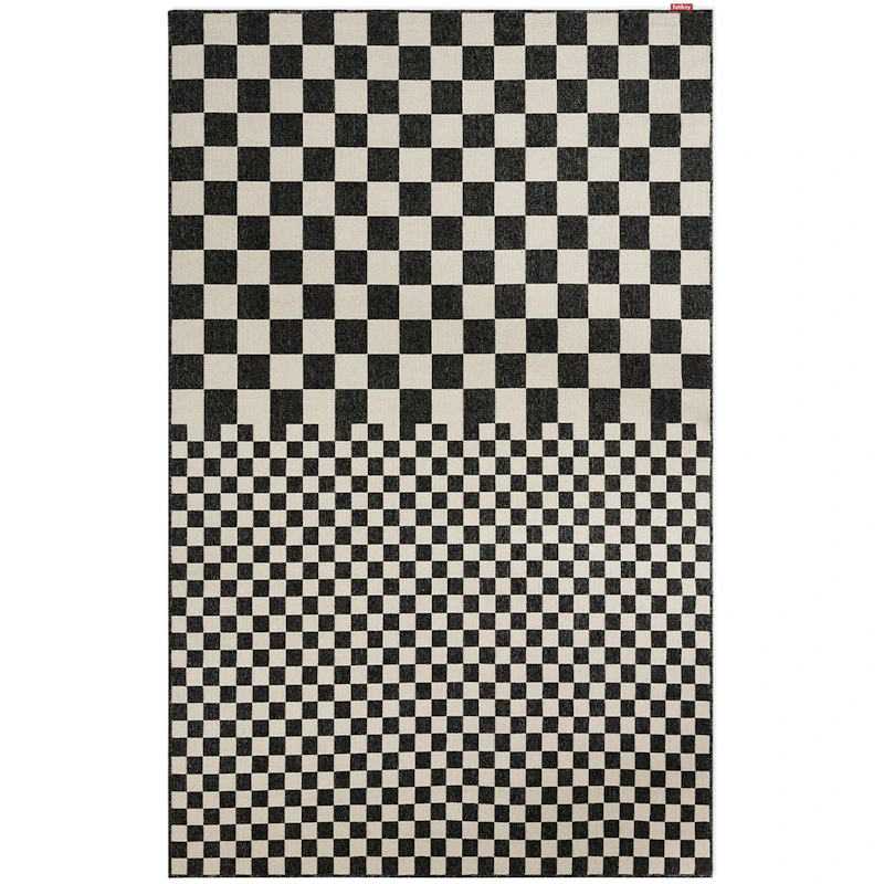 Carpretty Grand Square Affair Vloerkleed, Creme / Antraciet